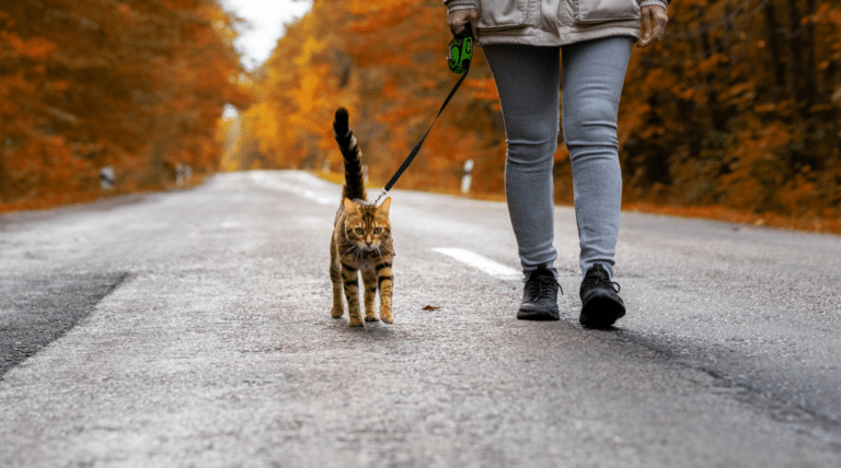 Gassi gehen mit Katze? Kein Problem!