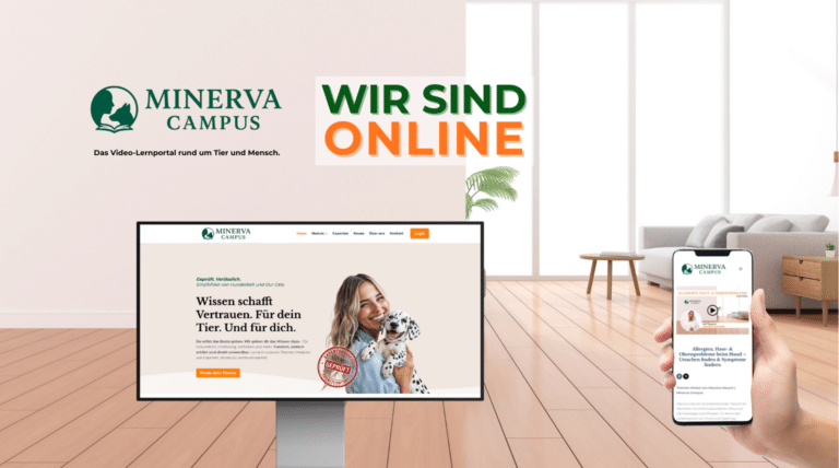 Endlich online: Der Minerva Campus – Wissen, das deinem Tier wirklich hilft